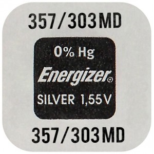Energizer Μπαταρία Ρολογιού V357/SR44 1.55V (1τμχ)