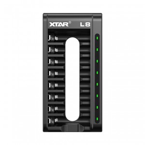 XTAR L8 USB Φορτιστής 8 Μπαταριών Ni-MH/Li-ion 1.5V