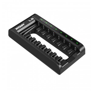 XTAR L8 USB Φορτιστής 8 Μπαταριών Ni-MH/Li-ion 1.5V