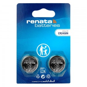 Renata Μπαταρία Λιθίου CR2450N 3V (2τμχ)