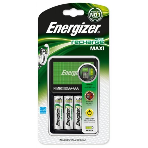 Energizer Maxi Charger + 4 x R6/AA 2000 mAh