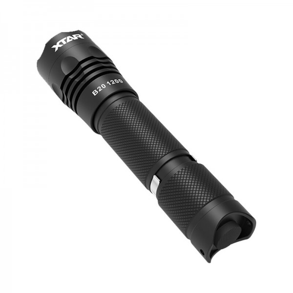 XTAR Flashlight LED B20 1200lm- set with battery, charger and holster