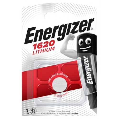 Energizer Μπαταρία Λιθίου CR1620 3V 1τμχ