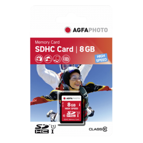 AgfaPhoto SDHC 8GB High Speed C10 UHS-1