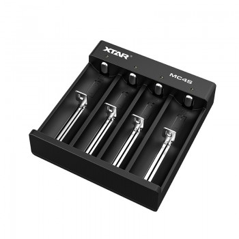 XTAR MC4S Φορτιστής 4 Μπαταριών Li-ion Μεγέθους 18650