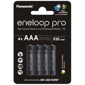 Panasonic Μπαταρία Eneloop Pro AAA 930mAh (4τμχ)