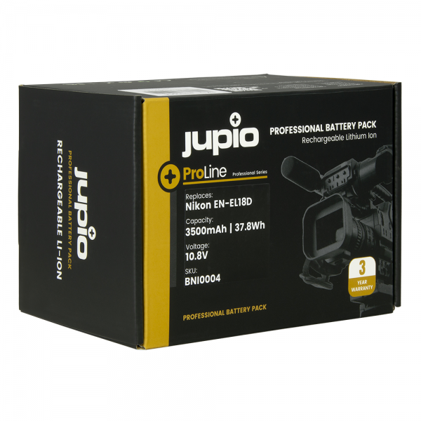 Jupio Μπαταρία ProLine EN-EL18D για Nikon 3500mAh / 37.8Wh Μπαταρίες Φωτ.μηχανών για Nikon
