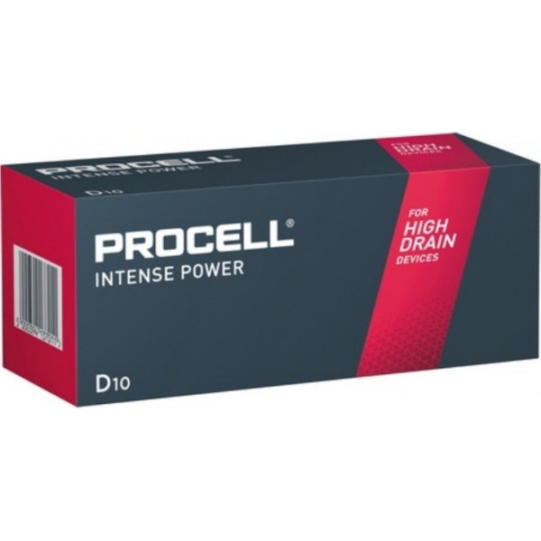 Duracell Procell Intense LR20 D Alkaline Battery  (10τμχ) Μπαταρίες Αλκαλικές
