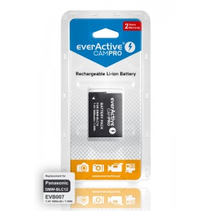 everActive camPRO Μπαταρία DMW-BLC12E για Panasonic 1000mAh