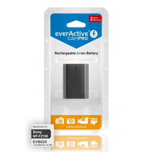 everActive CamPro Μπαταρία NP-FZ100 για Sony 2280mAh