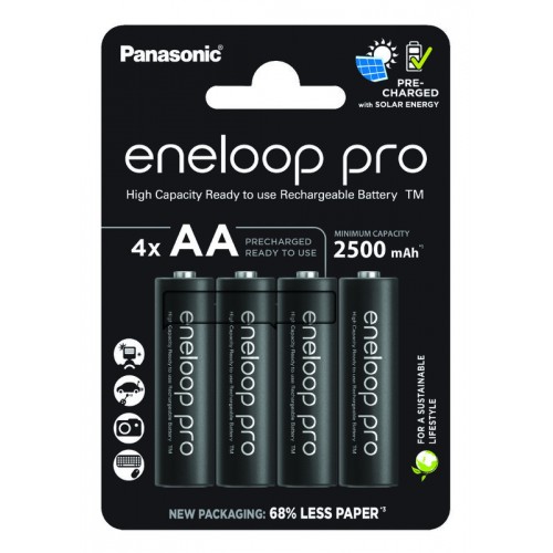 Panasonic Μπαταρία Eneloop Pro AA 2500mAh (4τμχ)