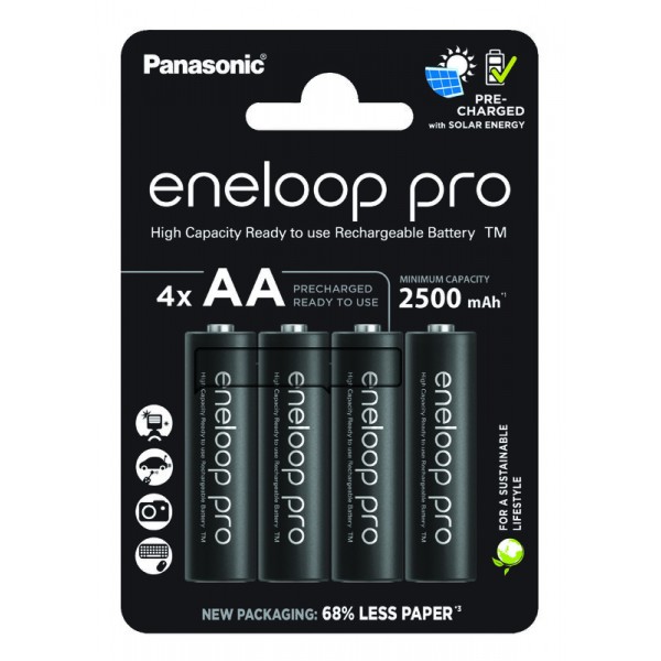 Panasonic Μπαταρία Eneloop Pro AA 2500mAh (4τμχ)