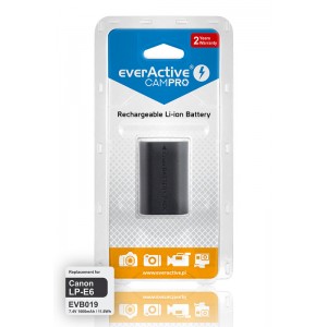 everActive camPRO Μπαταρία LP-E6 για Canon 1600mAh