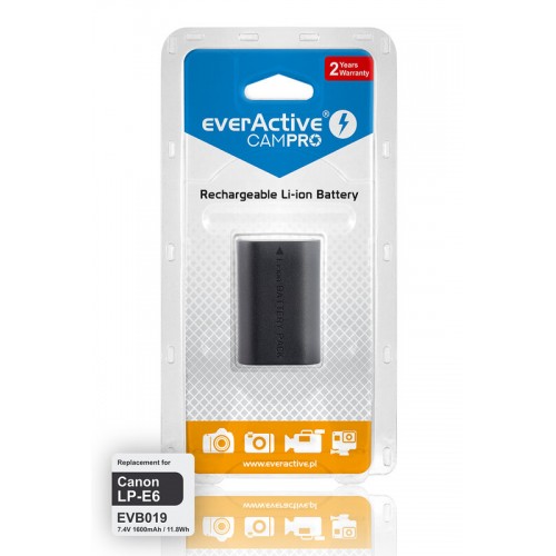 everActive camPRO Μπαταρία LP-E6 για Canon 1600mAh