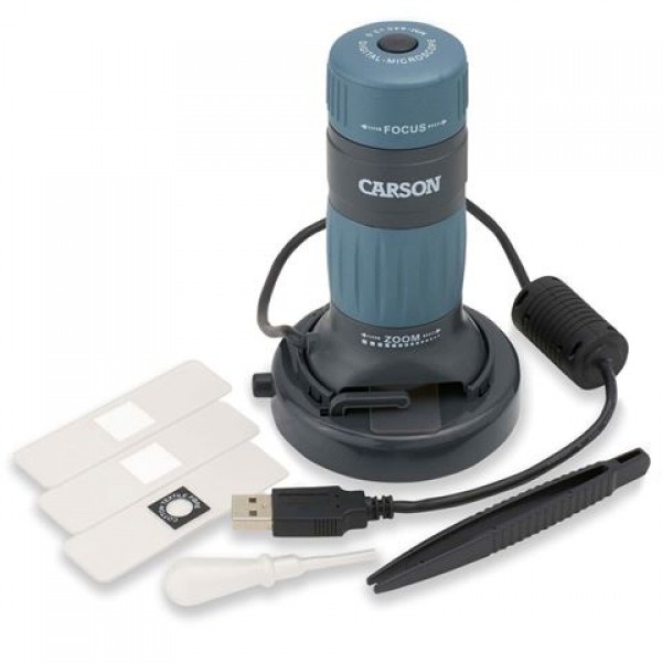 Carson zPix 300 Digital USB Microscope 86-457x with Recorder