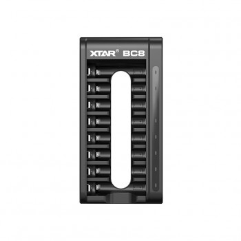 Xtar BC8 charger for AA/AAA NiMH/AA Li-ion 1.5V batteries