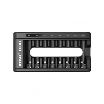 Xtar BC8 charger for AA/AAA NiMH/AA Li-ion 1.5V batteries
