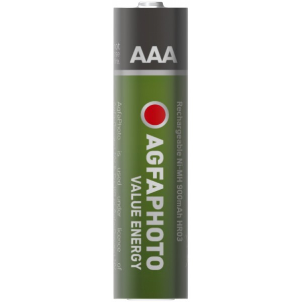 AgfaPhoto Recharge Accu Power AAA 900mAh (4τμχ) Μπαταρίες Επαναφορτιζόμενες