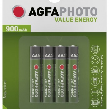 AgfaPhoto Recharge Accu Power AAA 900mAh (4τμχ) Μπαταρίες Επαναφορτιζόμενες