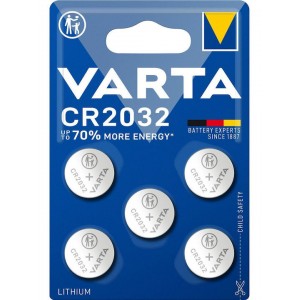 Varta Μπαταρίες Λιθίου CR2032 3V 5τμχ