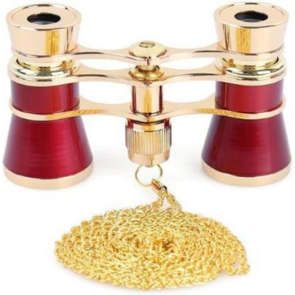 BRAUN Binoculars 3x25 Opera gold / burgundy Κυάλια Θεάτρου BRAUN Binoculars 3x25 Opera gold / burgundy Κυάλια Θεάτρου