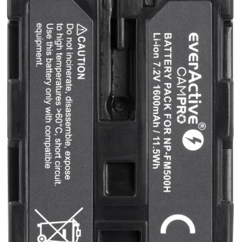 everActive camPRO Μπαταρία NP-FM500H για Sony 1600 mAh Μπαταρίες Φωτ.μηχανών για Sony
