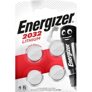 Energizer Μπαταρία Λιθίου CR2032 3V 4τμχ 