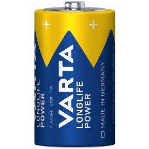 Varta Longlife Power Αλκαλικές Μπαταρίες D 1.5V 2τμχ Μπαταρίες Αλκαλικές