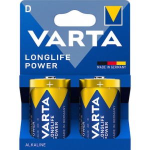Varta Longlife Power Αλκαλικές Μπαταρίες D 1.5V 2τμχ