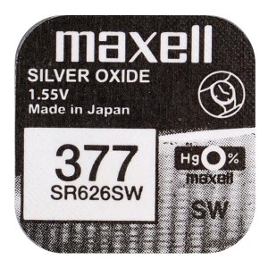 Maxell Mini Silver Battery 377//376/SR 626 SW/G4 1τμχ