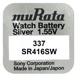 Murata mini Silver battery 337 / SR416SW 1τμχ