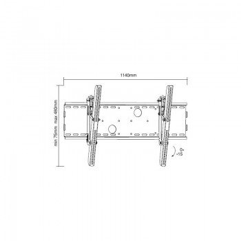 reflecta PLANO Flat 71-15 23085 (52"-71")  Βάσεις Τηλεόρασης Τοίχου