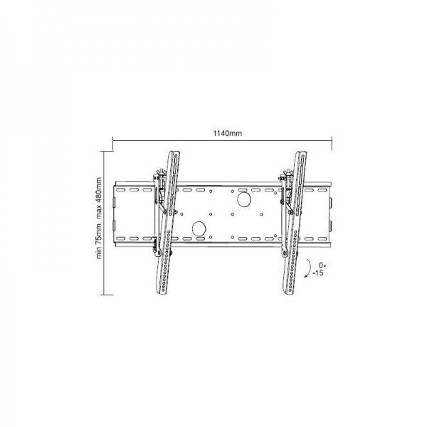 reflecta PLANO Flat 71-15 23085 (52"-71")  Βάσεις Τηλεόρασης Τοίχου
