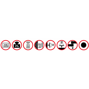 reflecta FLEXO 42-2020T2 Βάσεις Τηλεόρασης Τοίχου reflecta FLEXO 42-2020T2 Βάσεις Τηλεόρασης Τοίχου