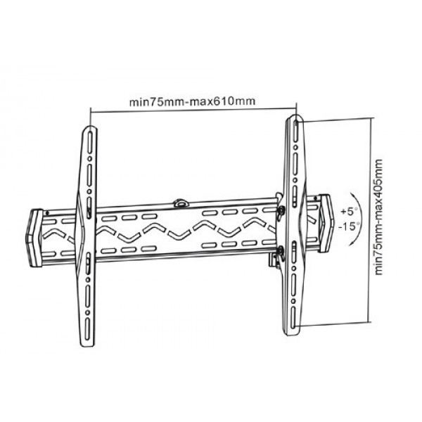 reflecta PLANO Slim 60-6040T 23141 (32-60")  Βάσεις Τηλεόρασης Τοίχου
