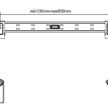 reflecta SLIM 60-6060 23146 (32-60")  Βάσεις Τηλεόρασης Τοίχου