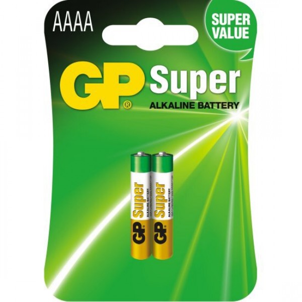 GP Super Alkaline Μπαταρία AAΑA/LR61 2τμχ Μπαταρίες Αλκαλικές