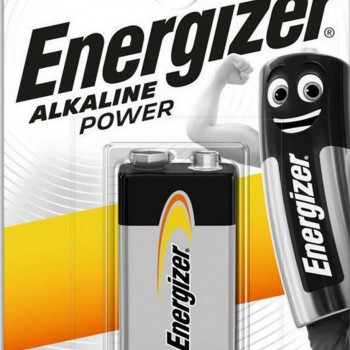 Energizer Power Αλκαλική Μπαταρία 9V 1τμχ