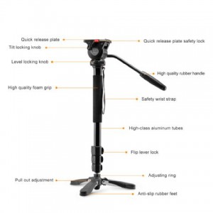 Nest Video Monopod NT-329M H145 cm 295837 