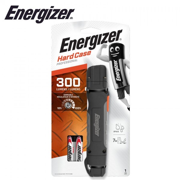 Energizer Φακός LED Αδιάβροχος IPX4 με Μέγιστη Φωτεινότητα 300lm Hardcase Pro Energizer Φακός LED Αδιάβροχος IPX4 με Μέγιστη Φωτεινότητα 300lm Hardcase Pro
