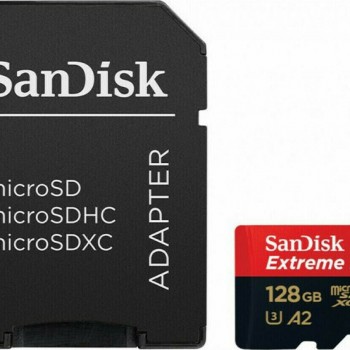 Sandisk Extreme Pro microSDXC 128GB Class 10 U3 V30 A2 UHS-I Sandisk Extreme Pro microSDXC 128GB Class 10 U3 V30 A2 UHS-I