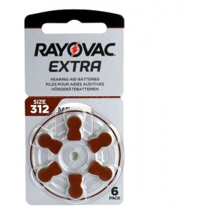 RAYOVAC Batterie 312 1Extra Advanced PR41 6 pcs