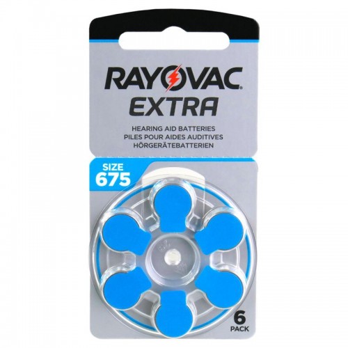RAYOVAC Batterie Zinc Air 675 1.45V Extra Advanced PR44 6 pcs