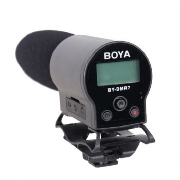 Boya Mini Condenser Microphone BY-DMR7 with Recorder 350244 Boya Mini Condenser Microphone BY-DMR7 with Recorder 350244