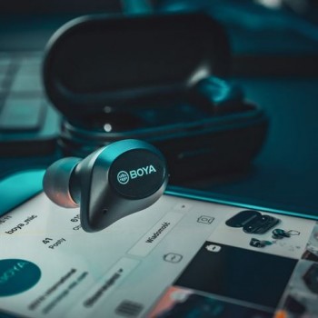 Boya Bluetooth Wireless Stereo Earphones BY-AP1 Black Αξεσουάρ Κινητής & Ακουστικά