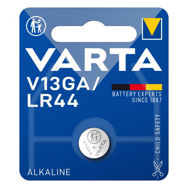 Varta Μπαταρία LR44 Alkaline 1.5V (1τμχ) Μπαταρίες Αλκαλικές