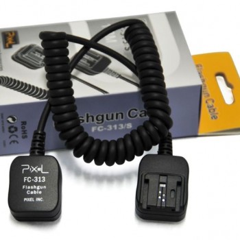 Pixel TTL Cord FC-313/M 3,6m for Sony TTL-cables Pixel TTL Cord FC-313/M 3,6m for Sony TTL-cables