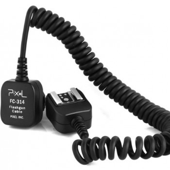 Pixel TTL Cord FC-314/M 3,6m for Panasonic/Olympus TTL-cables