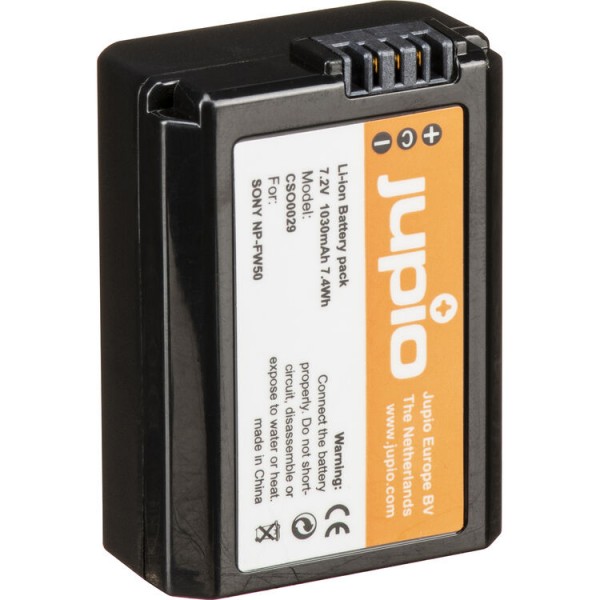 Jupio Μπαταρία NP-FW50 για Sony 1030mAh Μπαταρίες Φωτ.μηχανών για Sony Jupio Μπαταρία NP-FW50 για Sony 1030mAh Μπαταρίες Φωτ.μηχανών για Sony