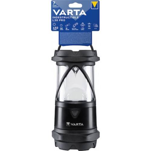 Varta L30 Pro Φανάρι Led Μπαταρίας Αδιάβροχο με Φακό 450lm